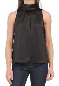 𝅺rachel Zoe Sleeveless Mock Neck Blouse